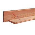 ♦ Planche à Emboîtement / Palissade 25x150 Douglas Autoclave Marron 2ème Choix Raboté 2m40