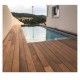 PROMO : Lame de Terrasse Bois Exotique ITAUBA Lisse 21x145 en 0.95m