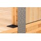 Vis à tête ronde et base plate LBS pour menuiserie
