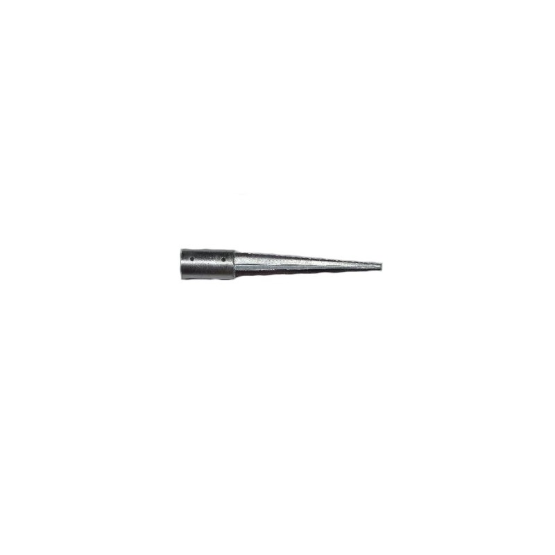 Support pied de poteau rond a enfoncer galvanise a chaud BricoBois Accessoires Bois pas cher Vis Inox support poteau pied reglable quincaillerie bois et derives a prix discount