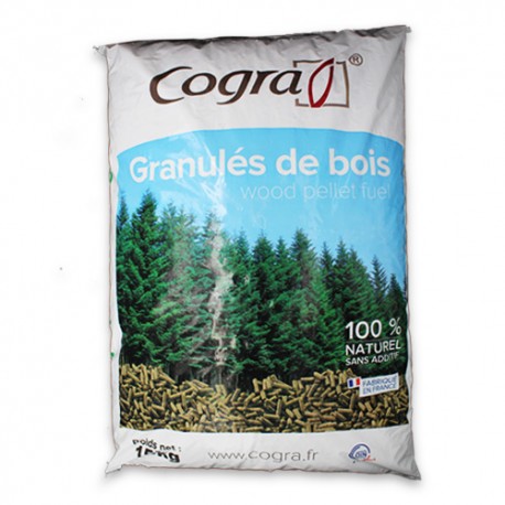 WOOD PELLETS - GRANULÉS DE BOIS 80 SACS 15 KG - Haute Qualité et