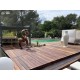 ◙ Lame de Terrasse Bois Exotique Padouk 1er Choix 21x140 ou 21x145 Lisse Prix au m²