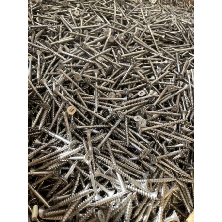 ♣ Prix au kg - Vis pour Bois en Inox A2 Classic Tête Torx pour extérieur
