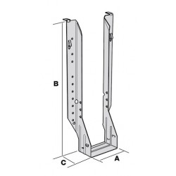 Pied de poteau réglable hauteur H120/195mm universel galvanisé B16X8 -   : Accessoires Bois pas cher, Vis Inox, support poteau pied  réglable, quincaillerie bois et dérivés à prix discount