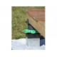 Plot terrasse réglable 20/90 mm pour pieu métallique Elevo Jouplast