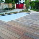 Lame de Terrasse Bois Exotique Ipé 20x140 ( 19 x 140 mm ) Lisse 1er Choix