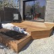 Lame de Terrasse Bois Exotique Ipé 20x140 ( 19 x 140 mm ) Lisse 1er Choix