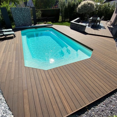 Lame de Terrasse Bamboo X-Treme MOSO saturée SIKKENS en Bambou 2 Faces  (lisse brossée et striée) 20x155 en 1.85m - Sud Bois : Terrasse, Bois  Direct Scierie