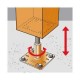 Pied de poteau réglable hauteur PPRC 100 à 150 mm SIMPSON
