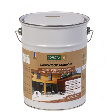 Huile Saturateur Monocouche pour Terrasse et Bardage Coriwood Monosat' +